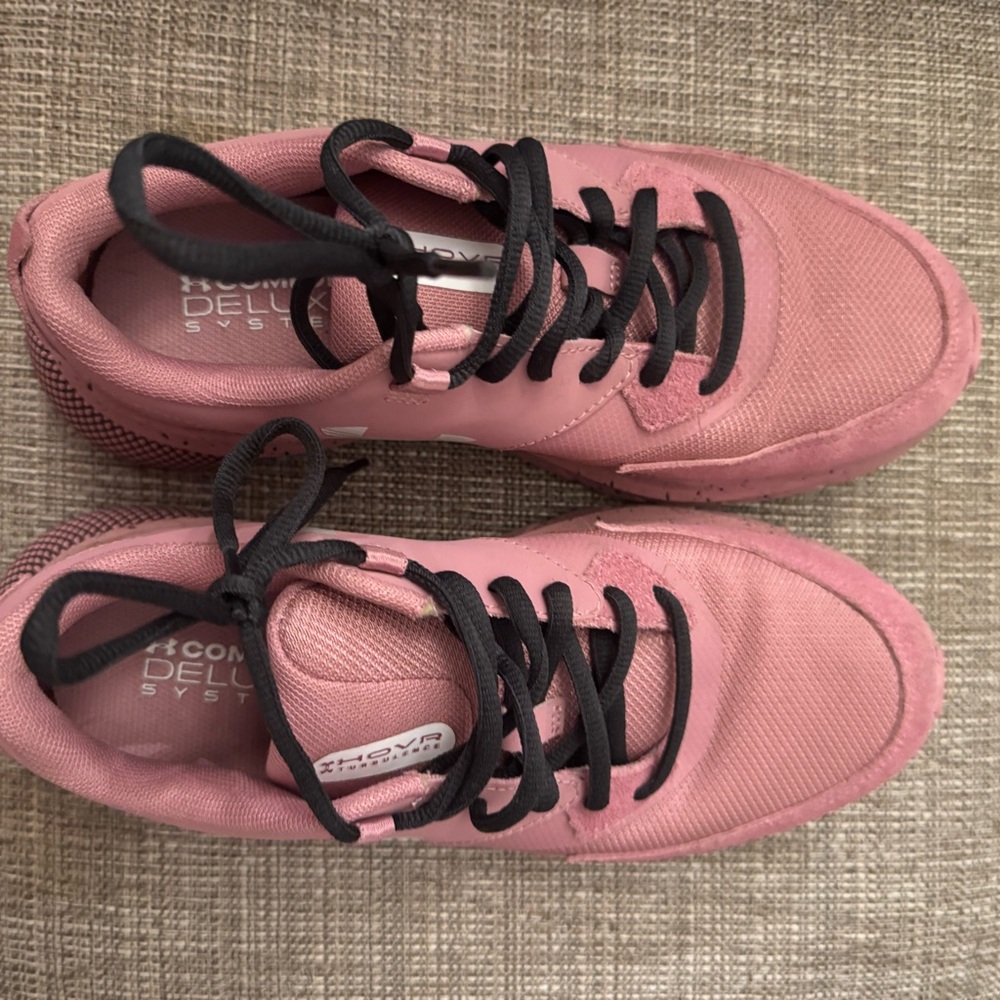 Under Armour Pink and Black Athletic Shoes Low-Top